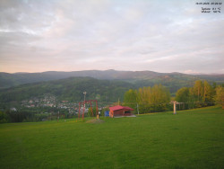 Pohled na Krkonoše