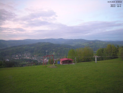 Pohled na Krkonoše