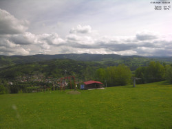 Pohled na Krkonoše