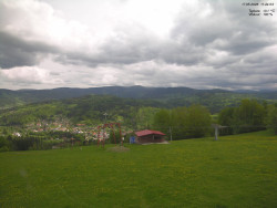 Pohled na Krkonoše