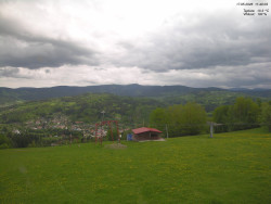 Pohled na Krkonoše