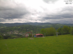 Pohled na Krkonoše