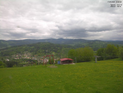 Pohled na Krkonoše