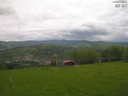 Pohled na Krkonoše