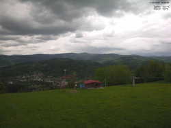 Pohled na Krkonoše