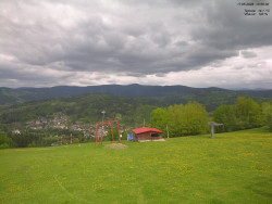 Pohled na Krkonoše