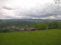 Pohled na Krkonoše