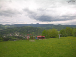 Pohled na Krkonoše