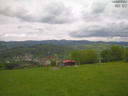 Pohled na Krkonoše