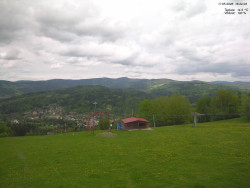 Pohled na Krkonoše