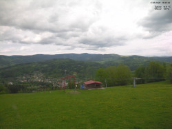 Pohled na Krkonoše