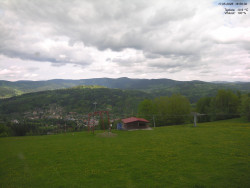 Pohled na Krkonoše