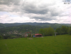 Pohled na Krkonoše