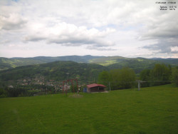Pohled na Krkonoše