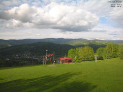 Pohled na Krkonoše