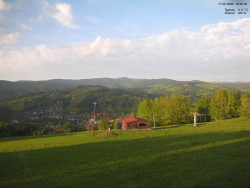 Pohled na Krkonoše