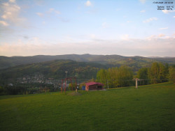 Pohled na Krkonoše