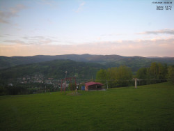 Pohled na Krkonoše