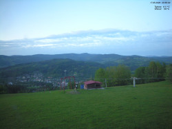 Pohled na Krkonoše