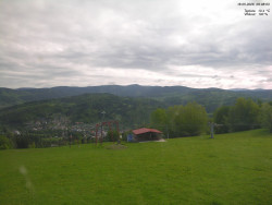 Pohled na Krkonoše