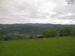 Pohled na Krkonoše