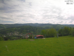 Pohled na Krkonoše