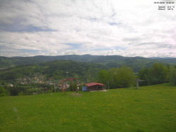 Pohled na Krkonoše