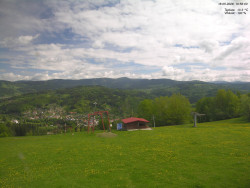 Pohled na Krkonoše