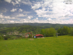 Pohled na Krkonoše