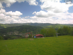 Pohled na Krkonoše