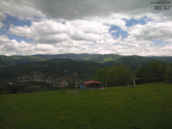 Pohled na Krkonoše