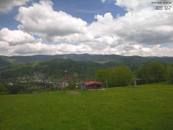 Pohled na Krkonoše