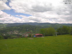 Pohled na Krkonoše