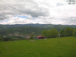 Pohled na Krkonoše