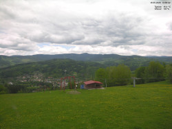 Pohled na Krkonoše