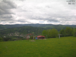 Pohled na Krkonoše