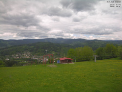 Pohled na Krkonoše