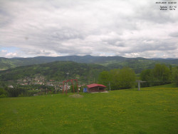 Pohled na Krkonoše