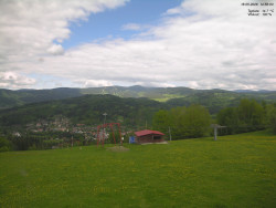 Pohled na Krkonoše