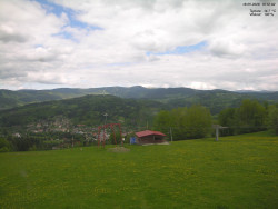 Pohled na Krkonoše