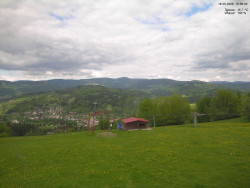 Pohled na Krkonoše