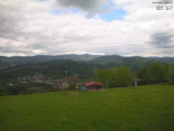 Pohled na Krkonoše