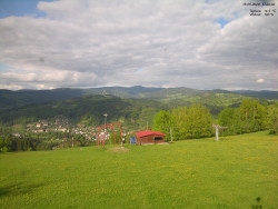 Pohled na Krkonoše