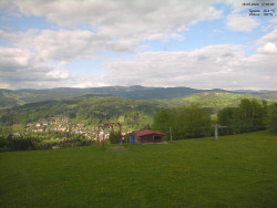 Pohled na Krkonoše