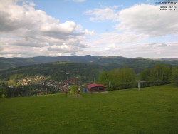 Pohled na Krkonoše