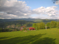Pohled na Krkonoše