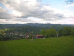 Pohled na Krkonoše
