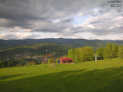 Pohled na Krkonoše