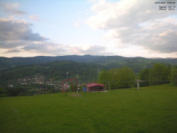 Pohled na Krkonoše