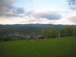 Pohled na Krkonoše